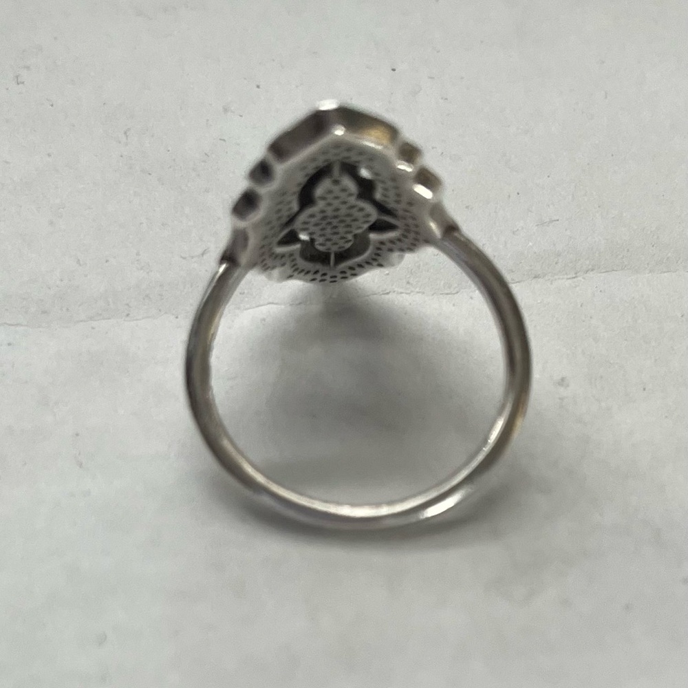 Pandora Sparkling Lace Statement Ring . - Picture 5 of 5